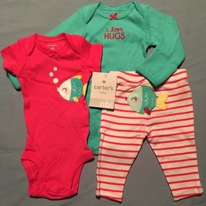 New Carters Fish Pant Set